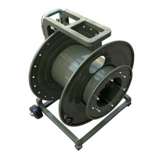 Metal structure portable fiber optical tactical armoured cable reels